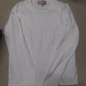 Laurie Felt white sweater xxs